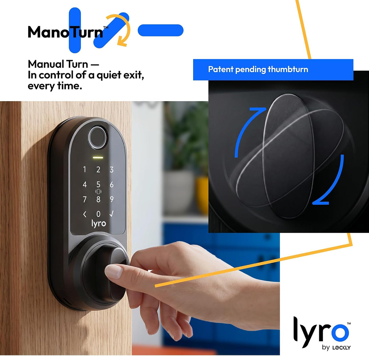 Lyro by Lockly - Lasta WiFi Lock Deadbolt Edition