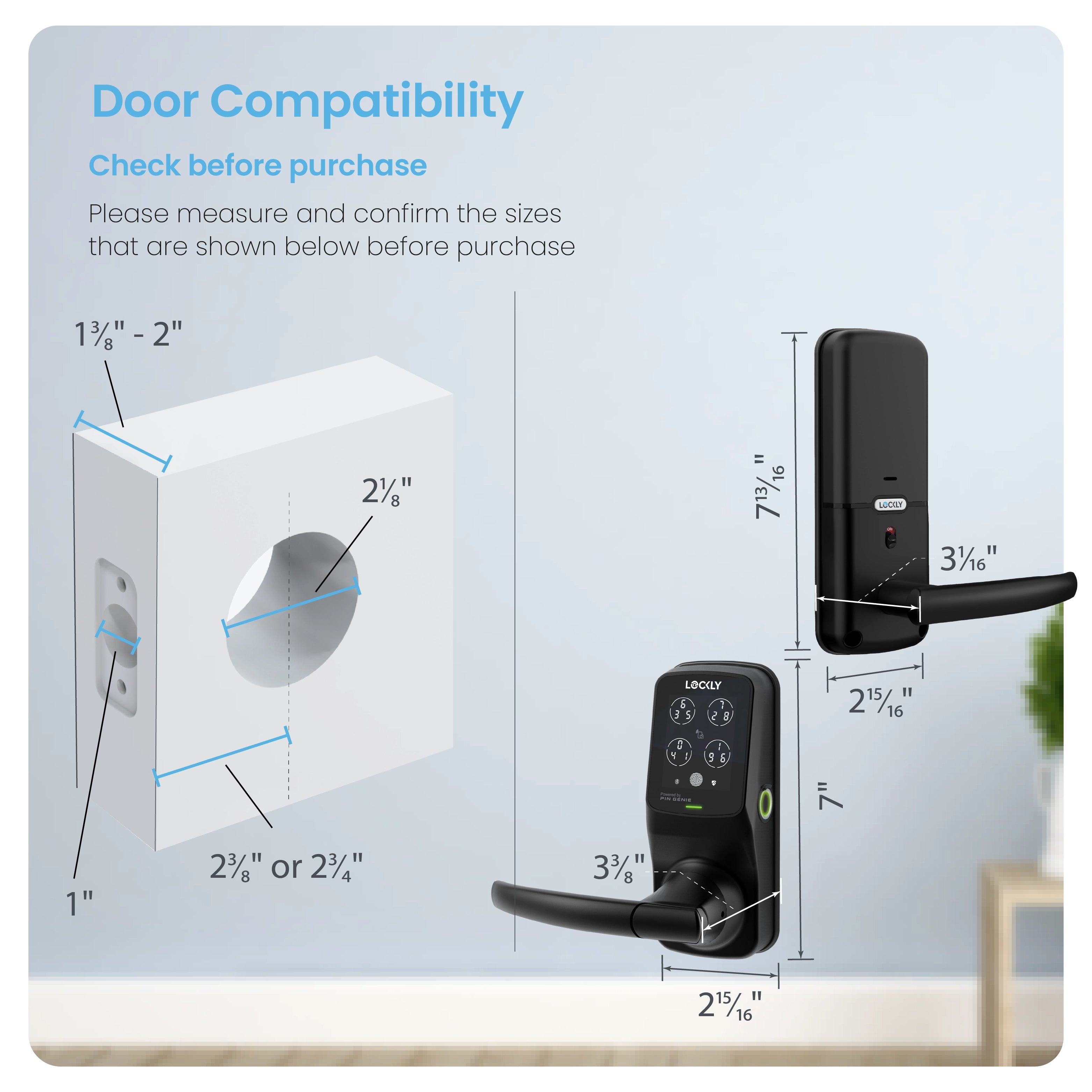 Lockly Secure Plus Special Edition with RFID Card Access
