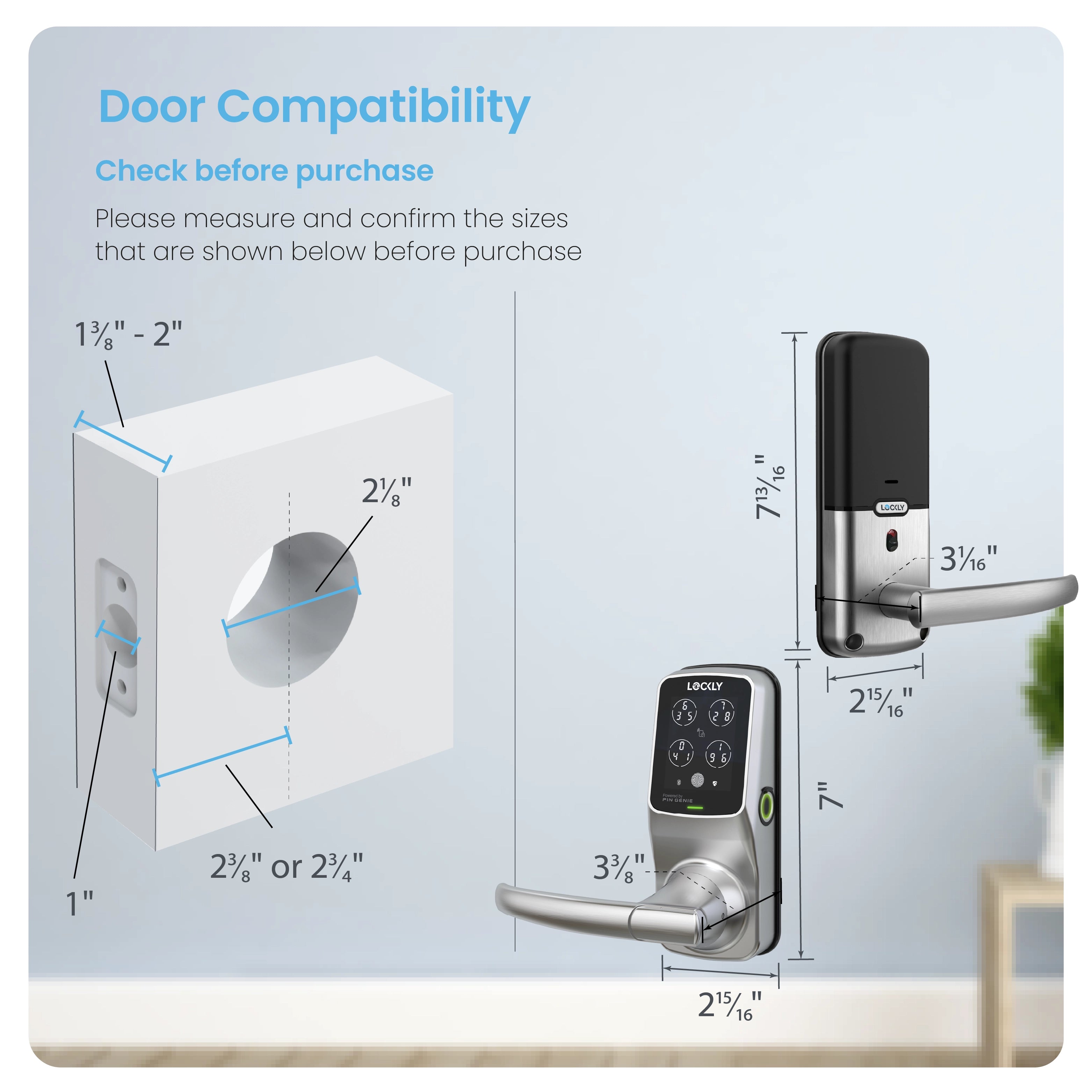 Lockly Secure Plus Special Edition with RFID Card Access