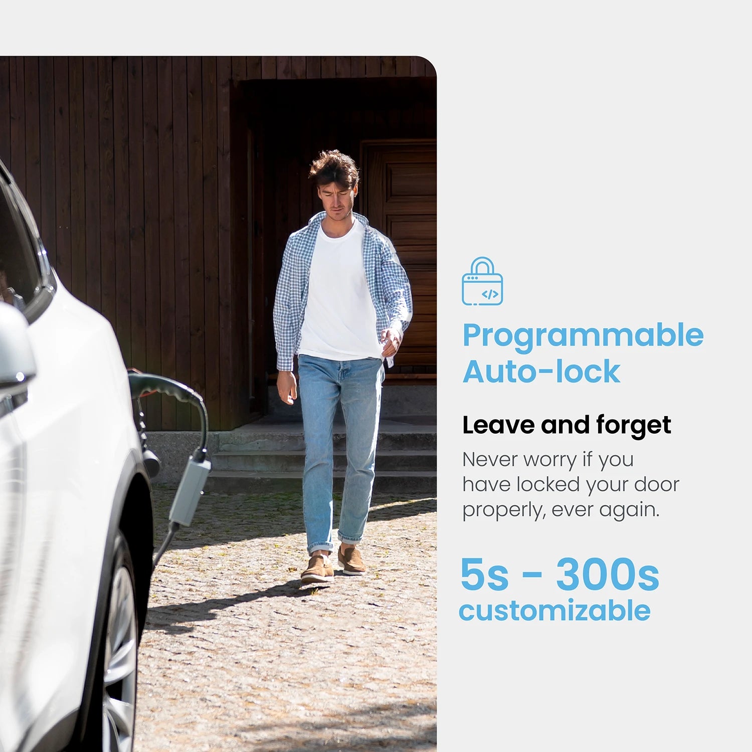 Lockly Secure Pro Latch Latest Version Smart Lock with Quick-Switch Dual Keypad