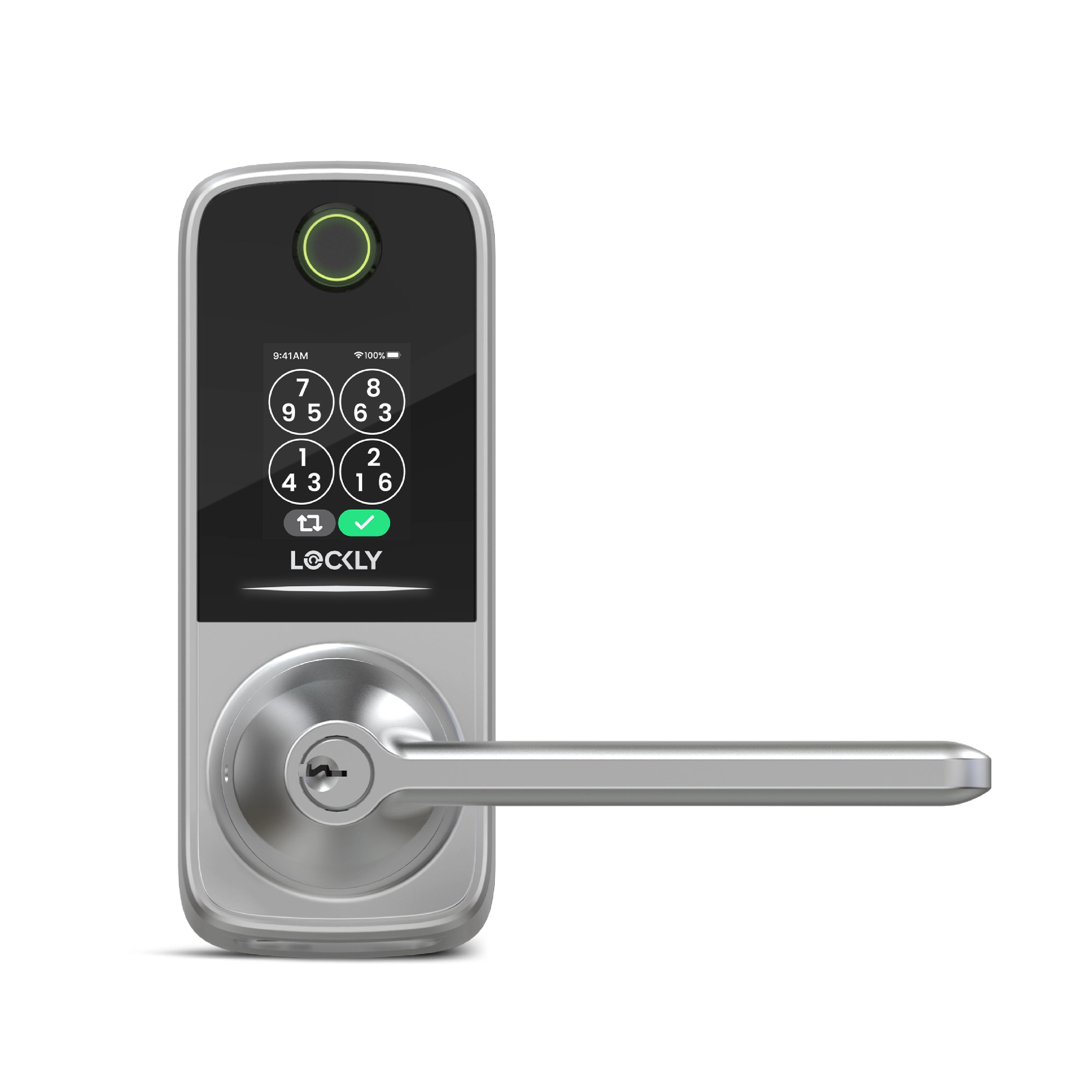 Lockly Secure Pro Latch Latest Version Smart Lock with Quick-Switch Dual Keypad