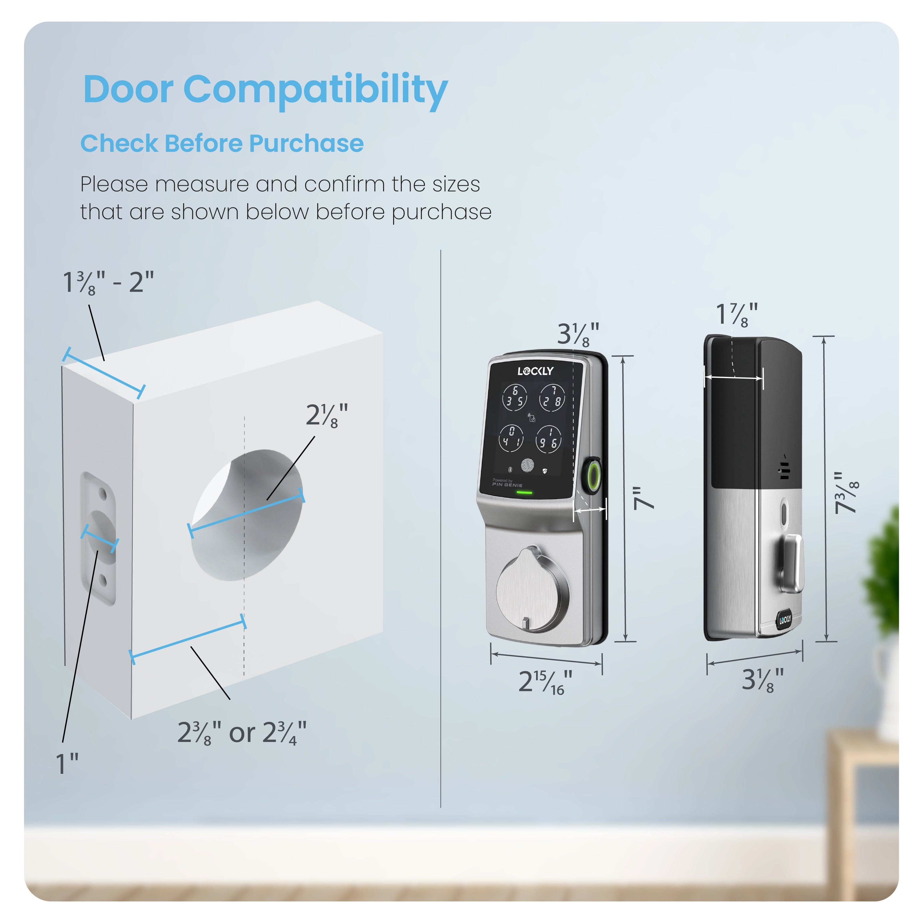 Lockly Secure Plus Special Edition with RFID Card Access