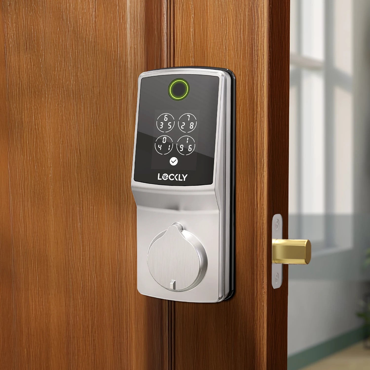 Lockly Secure Pro Deadbolt Latest Version Smart Lock with Built-in Wi-Fi