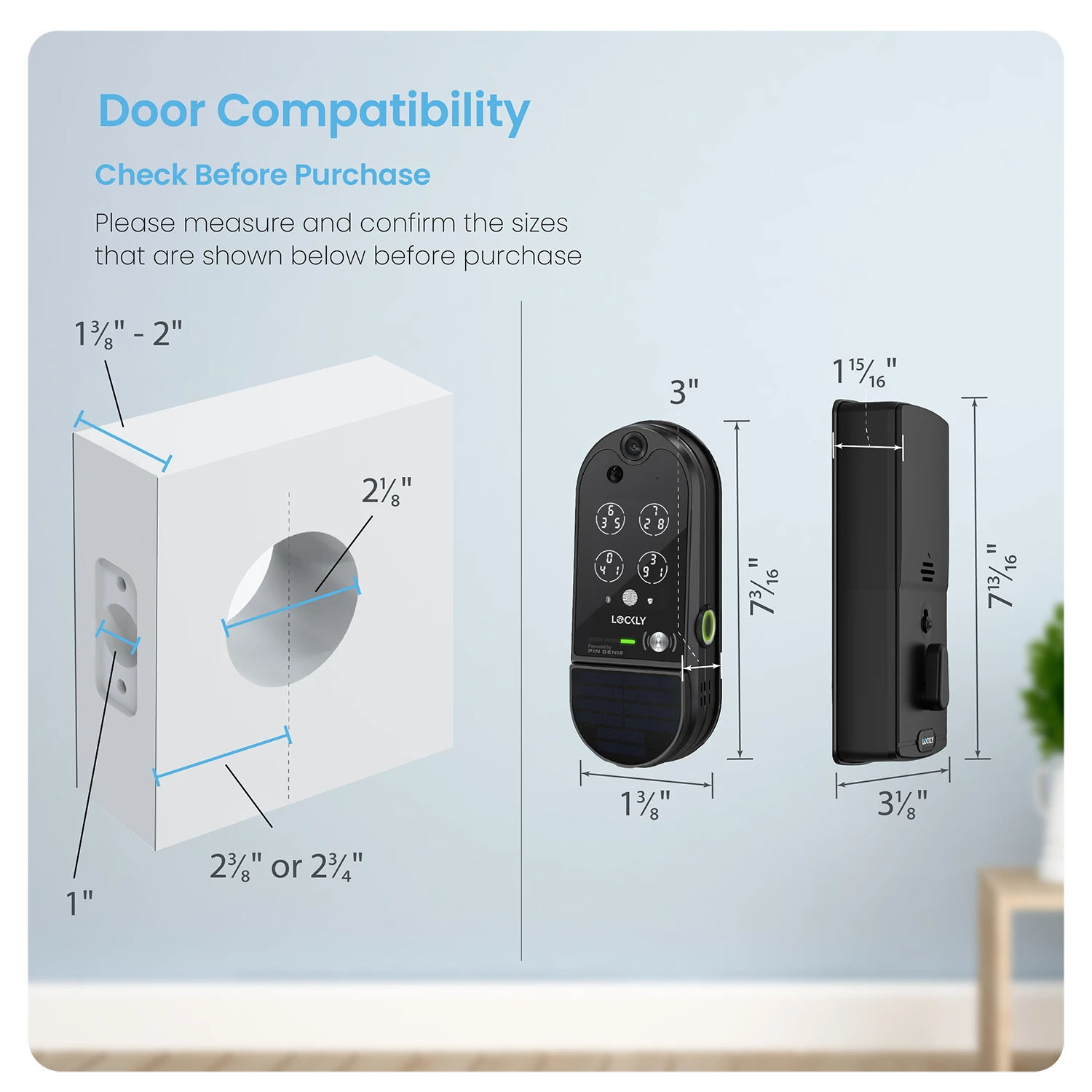 Lockly Vision Elite Video Smart Lock