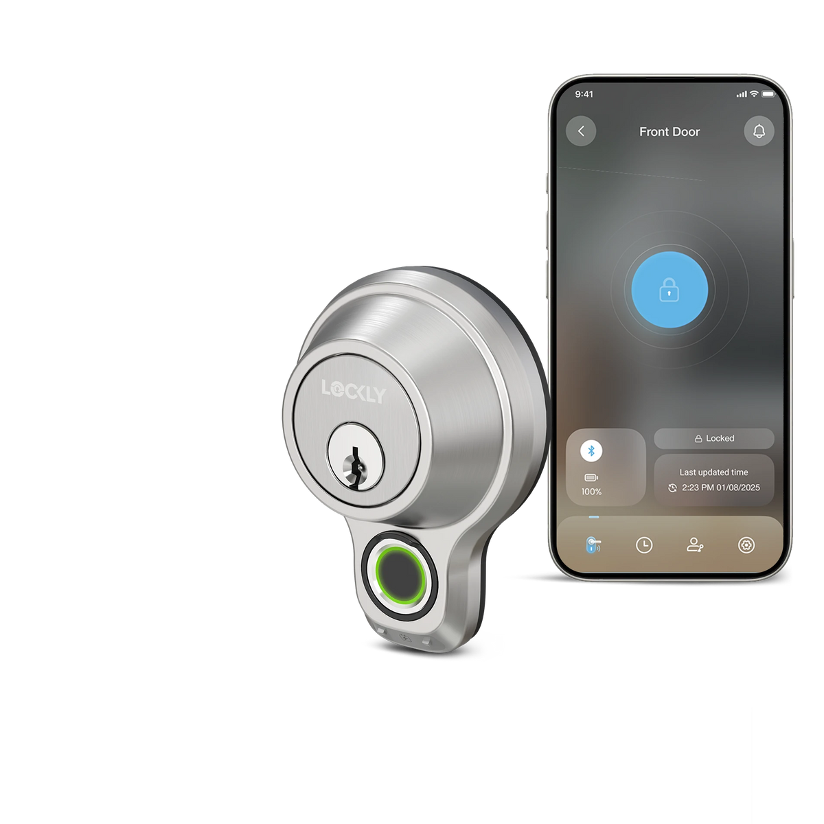 Lockly Model X Flex Touch Fingerprint Deadbolt