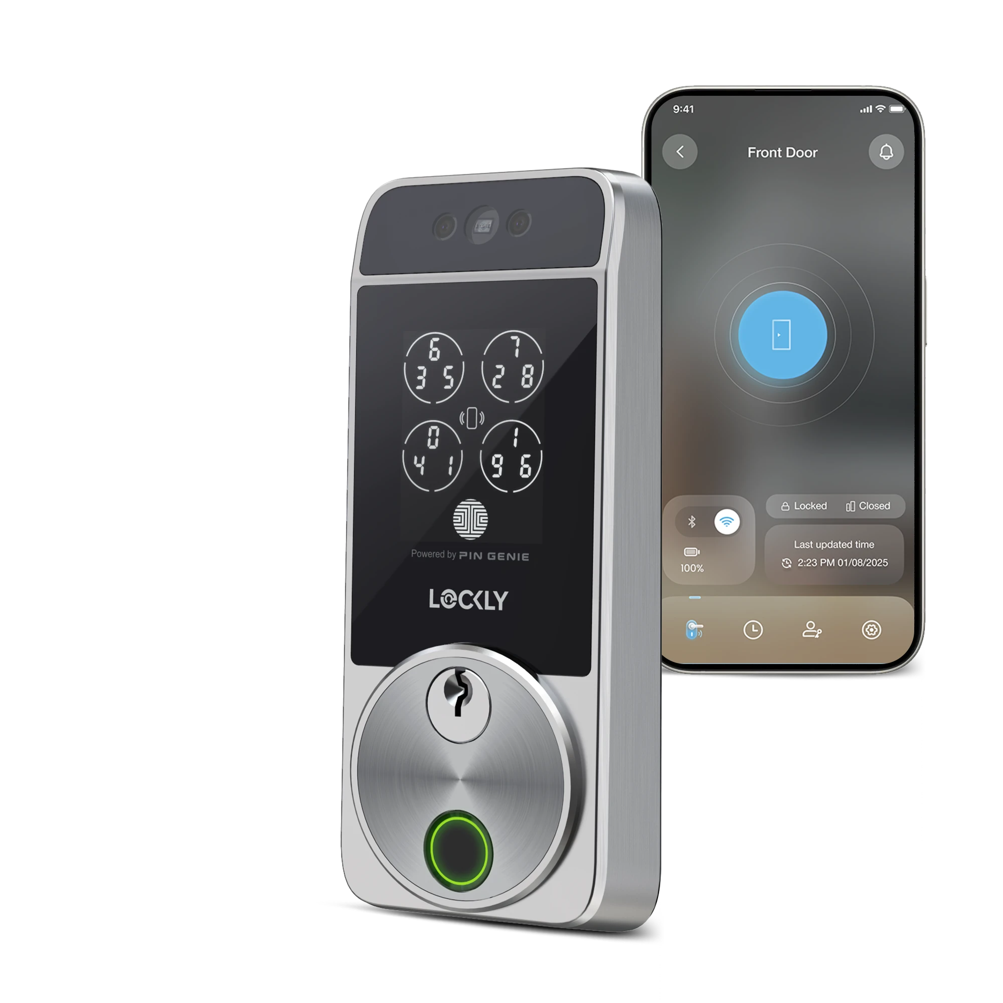 Lockly Visage Zeno Series Facial Recognition Deadbolt