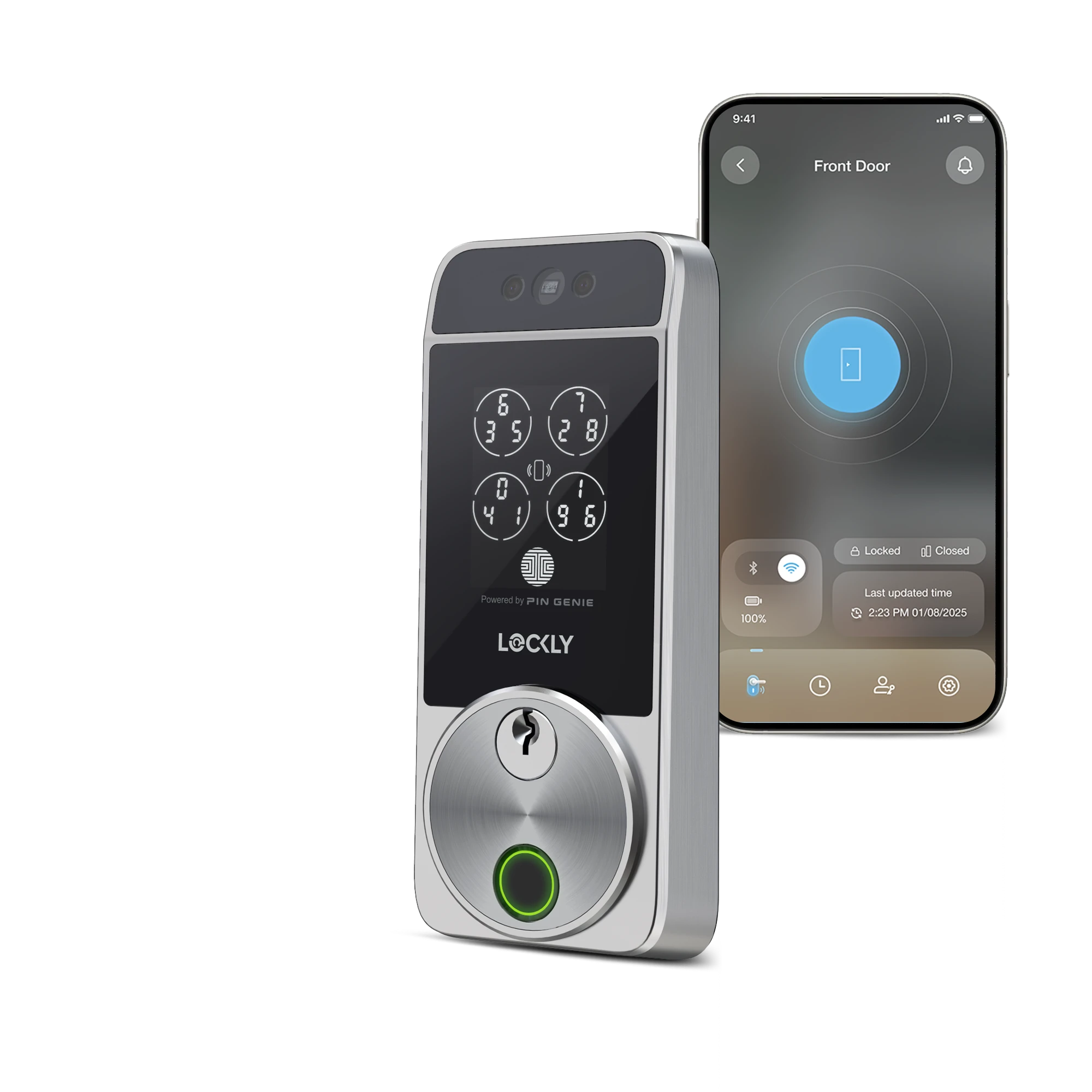 Lockly Visage Zeno Series Facial Recognition Deadbolt
