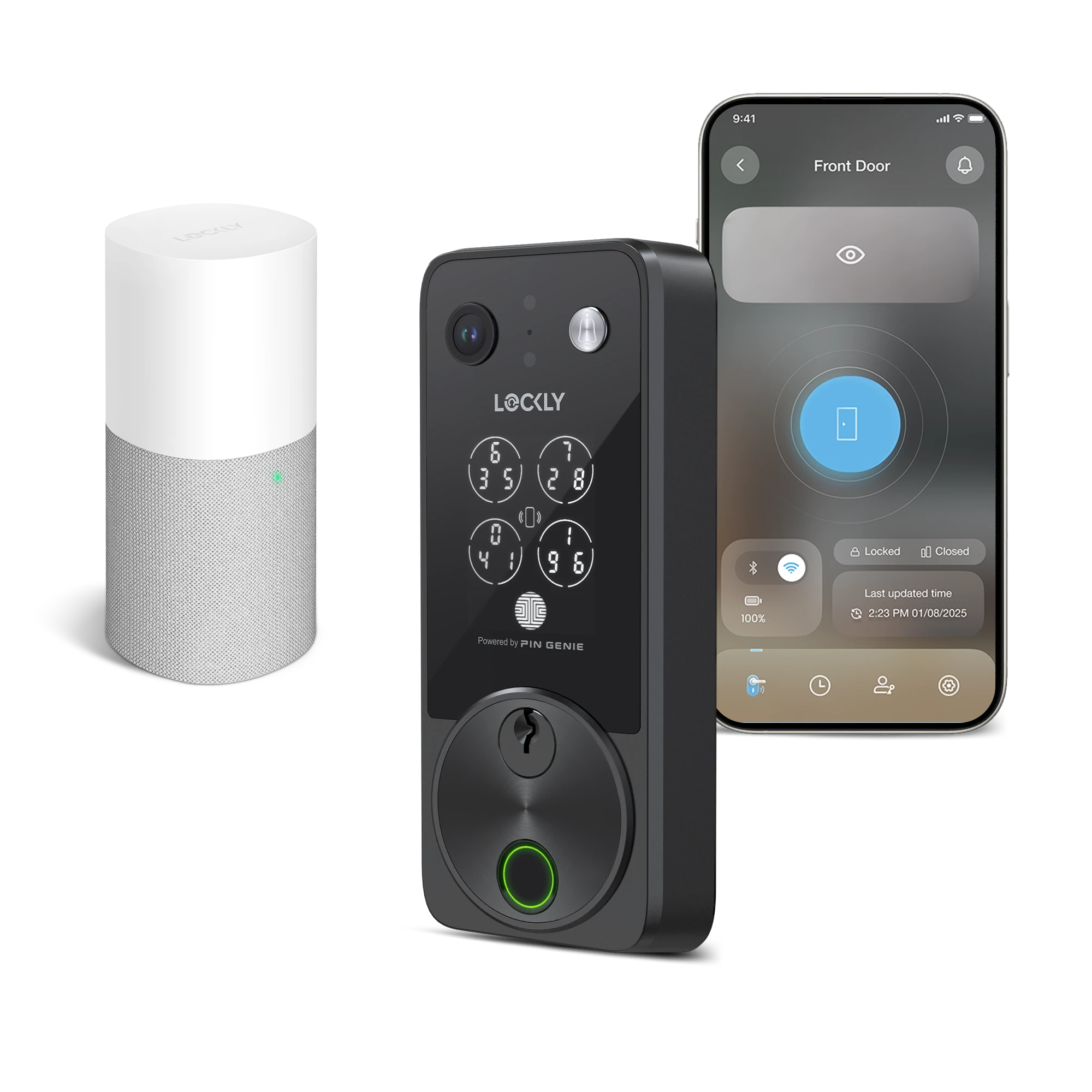 Lockly Vision Zeno Series | Apple Home Keys Video Smart Lock | Lockly®