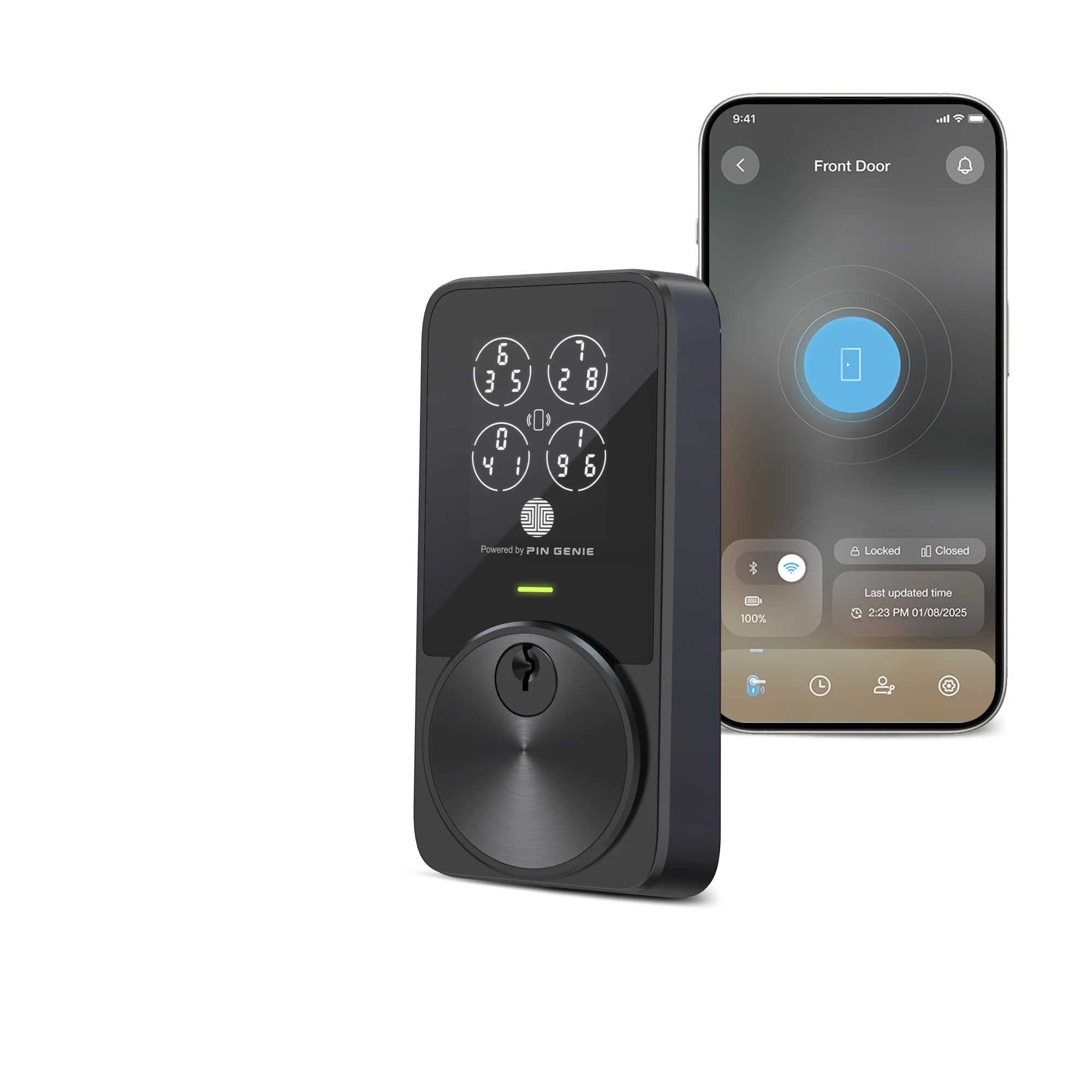 Lockly PIN Genie Pro Zeno Series | Built-In Wi-Fi Smart Lock | Lockly®