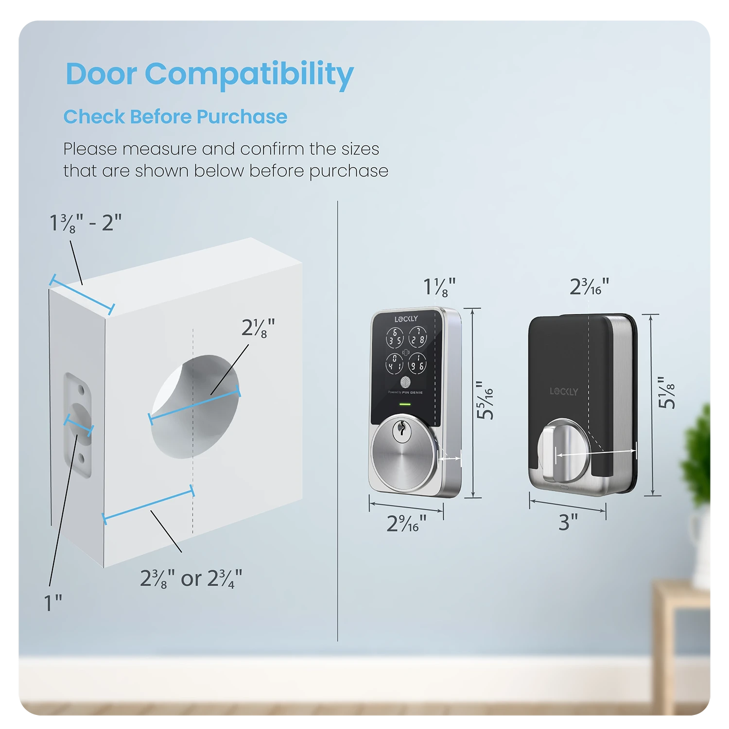 PIN Genie Pro Zeno Series Keypad Deadbolt