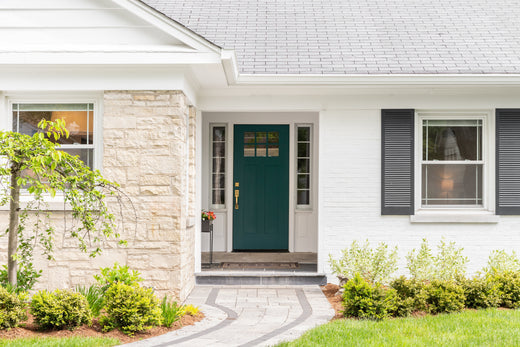 A home with a front door.