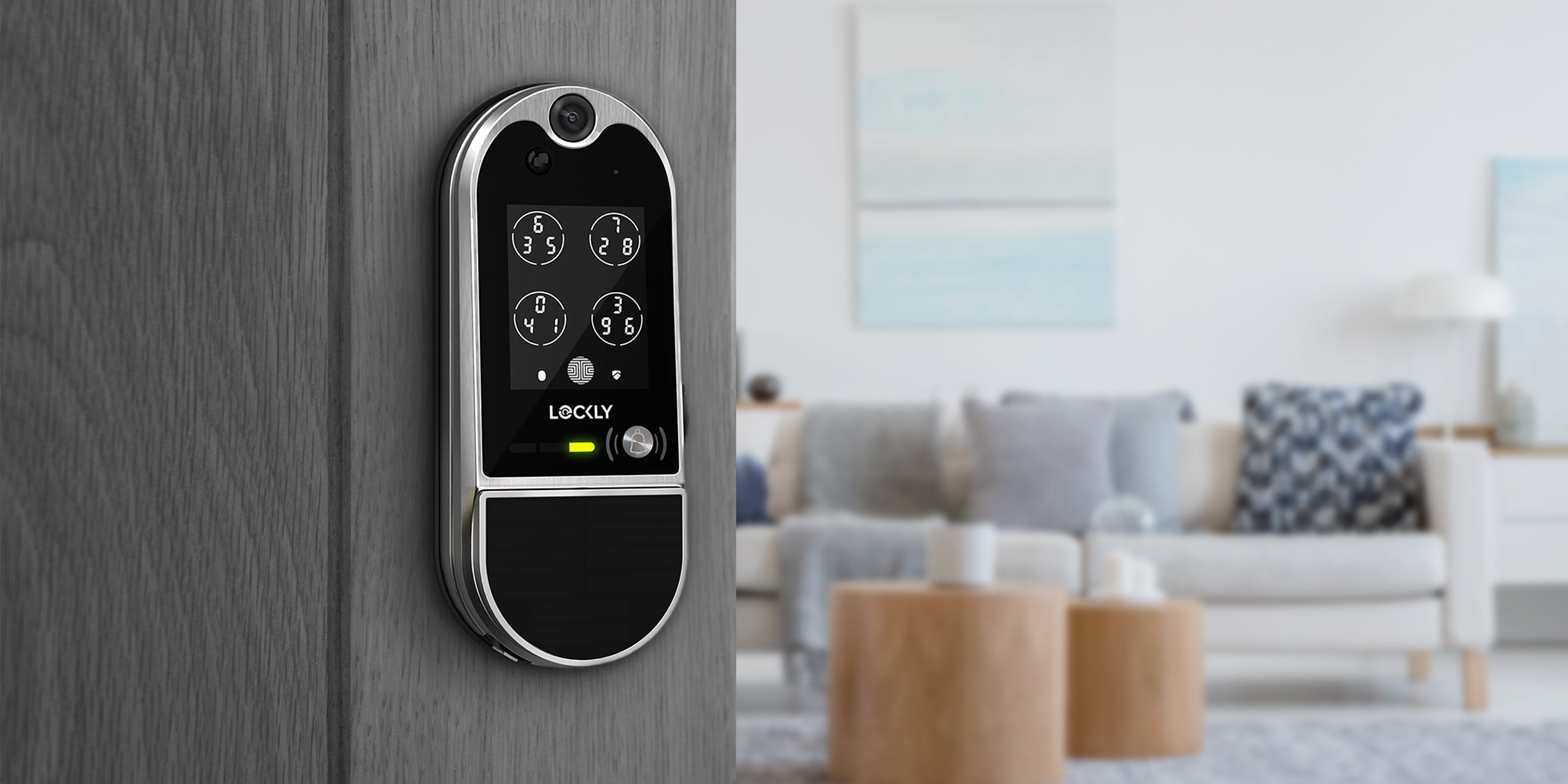 A video doorbell and smart lock in the form of the Lockly Vision Elite