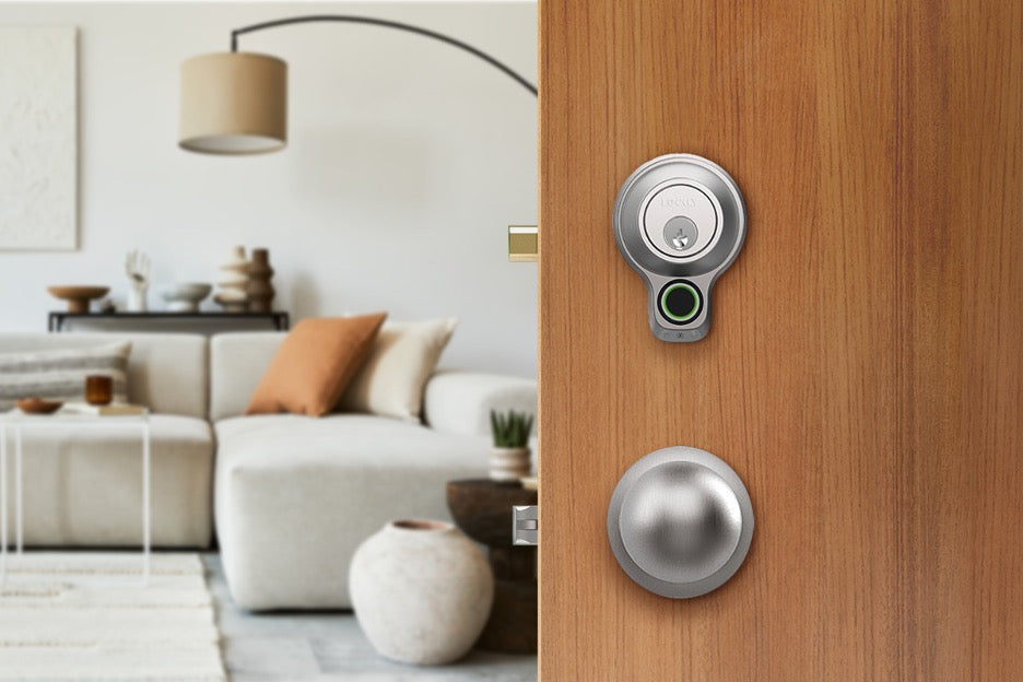 Lockly smart lock.