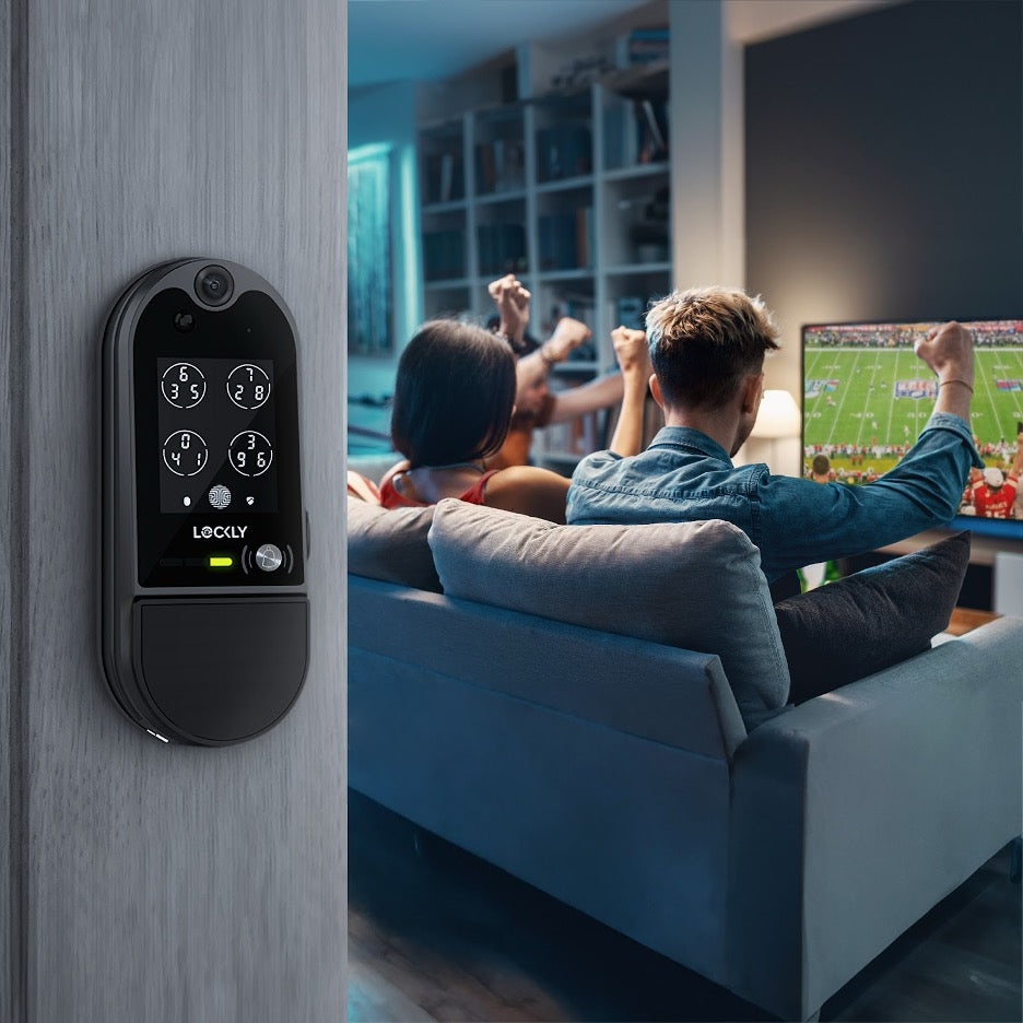  The Lockly Vision Elite in a home.