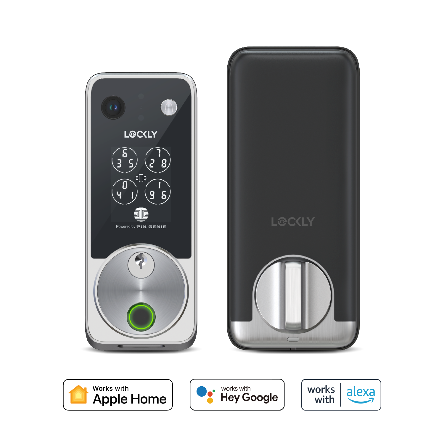 Lockly Vision Zeno Series Video Smart Lock with Intercom Deadbolt