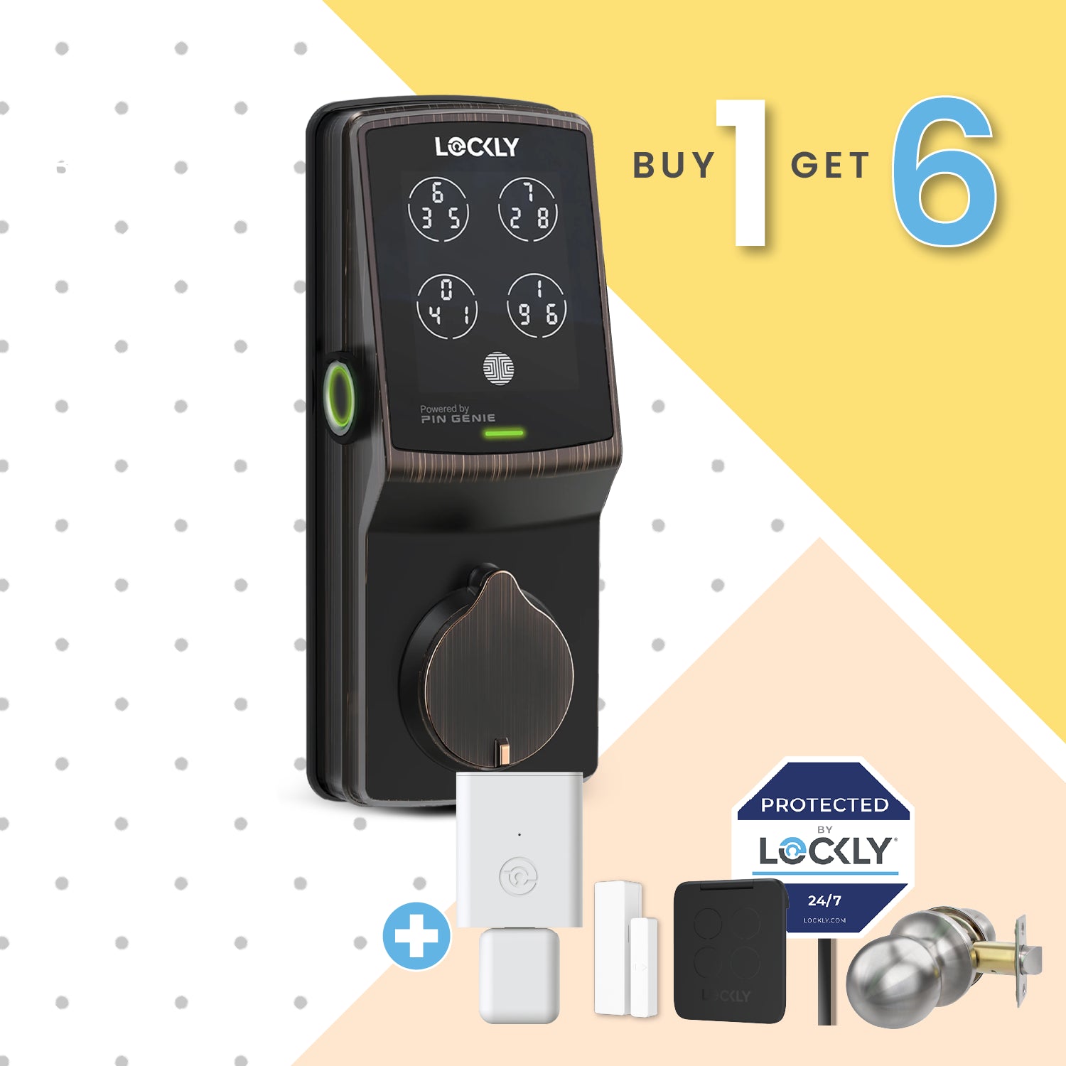 Spring Sale Specials: Secure Plus Deadbolt Gift-Ready Bundle (Buy 1 Get 6)