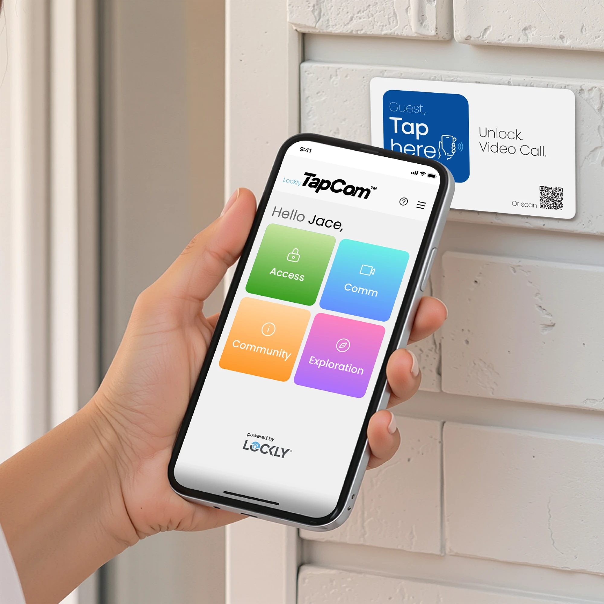 Lockly TapCom Plate + 6-Month Premium Subscription