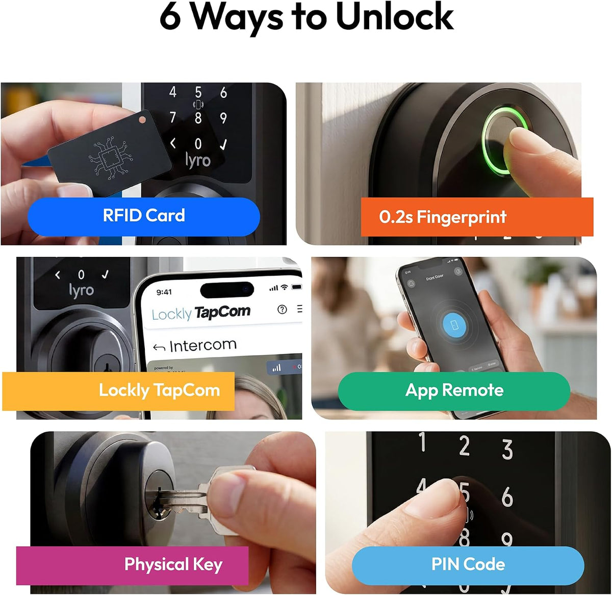 Lyro by Lockly - Lasta WiFi Lock Deadbolt Edition