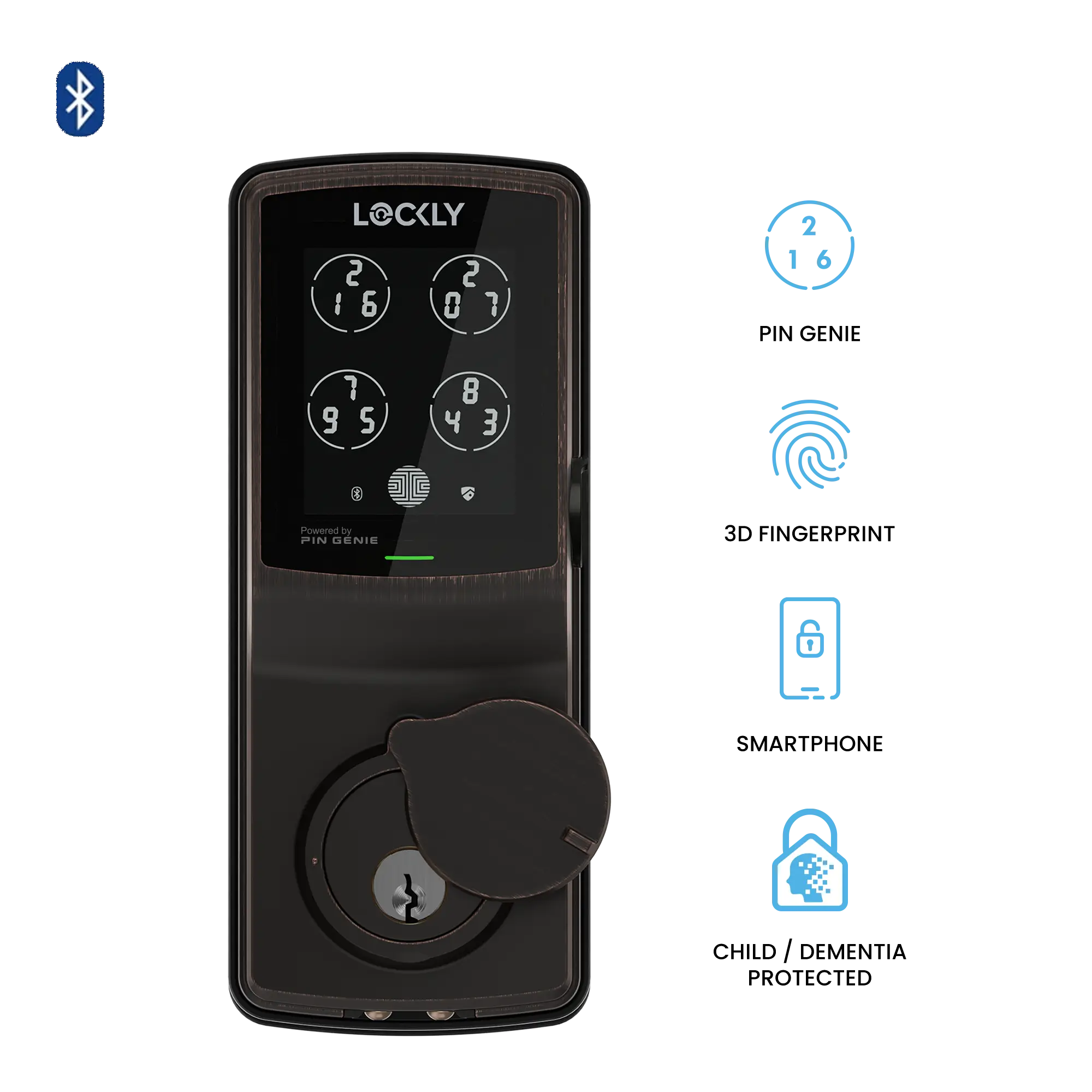 Lockly Secure Pro Childproof smart lock