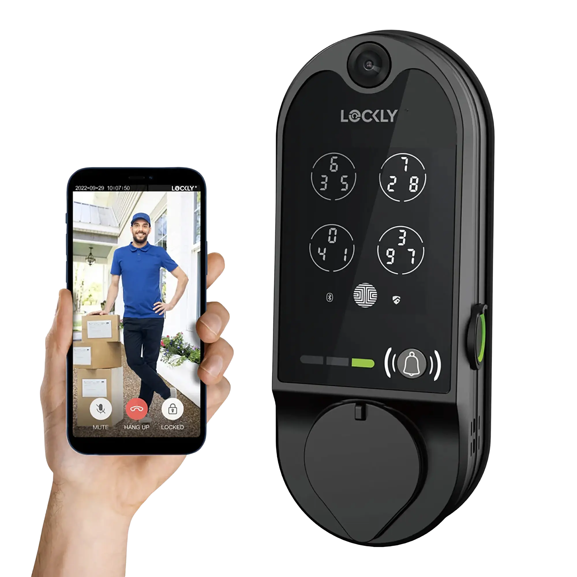 Lockly Smart lock in black