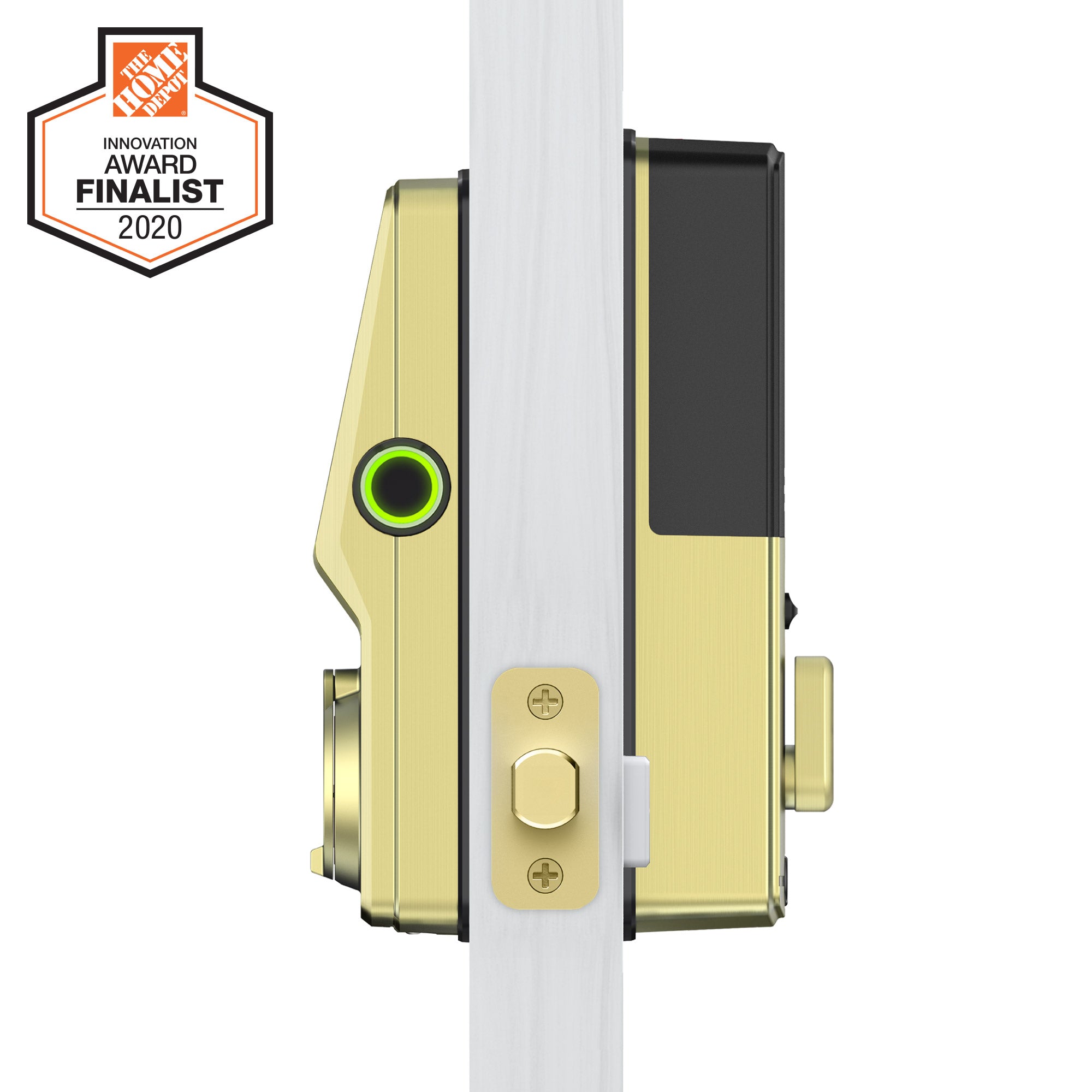 Wi-Fi Enabled Lockly Secure Pro Smart Lock in gold