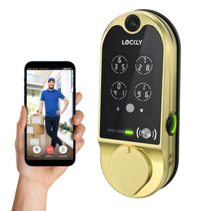 Lockly Smart Lock in Gold