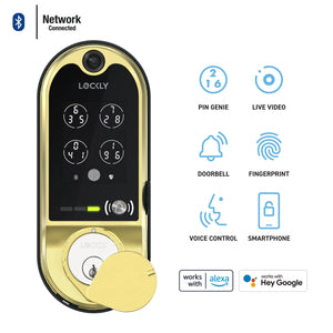 Lockly Smart Lock in Gold