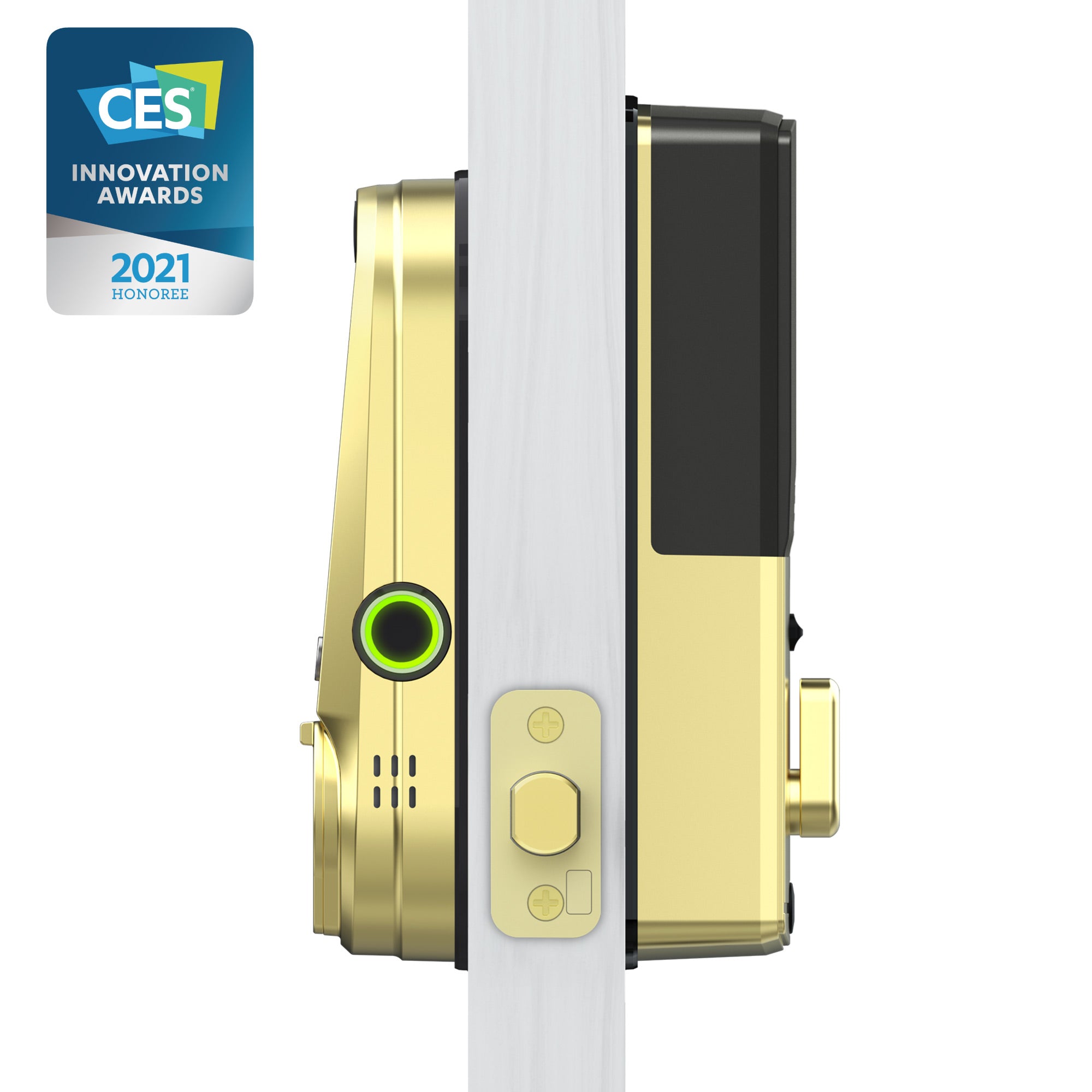 Lockly Smart Lock in Gold