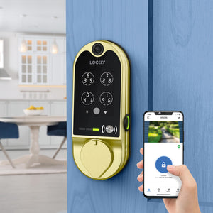 Lockly Smart Lock in Gold