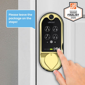 Lockly Smart Lock in Gold