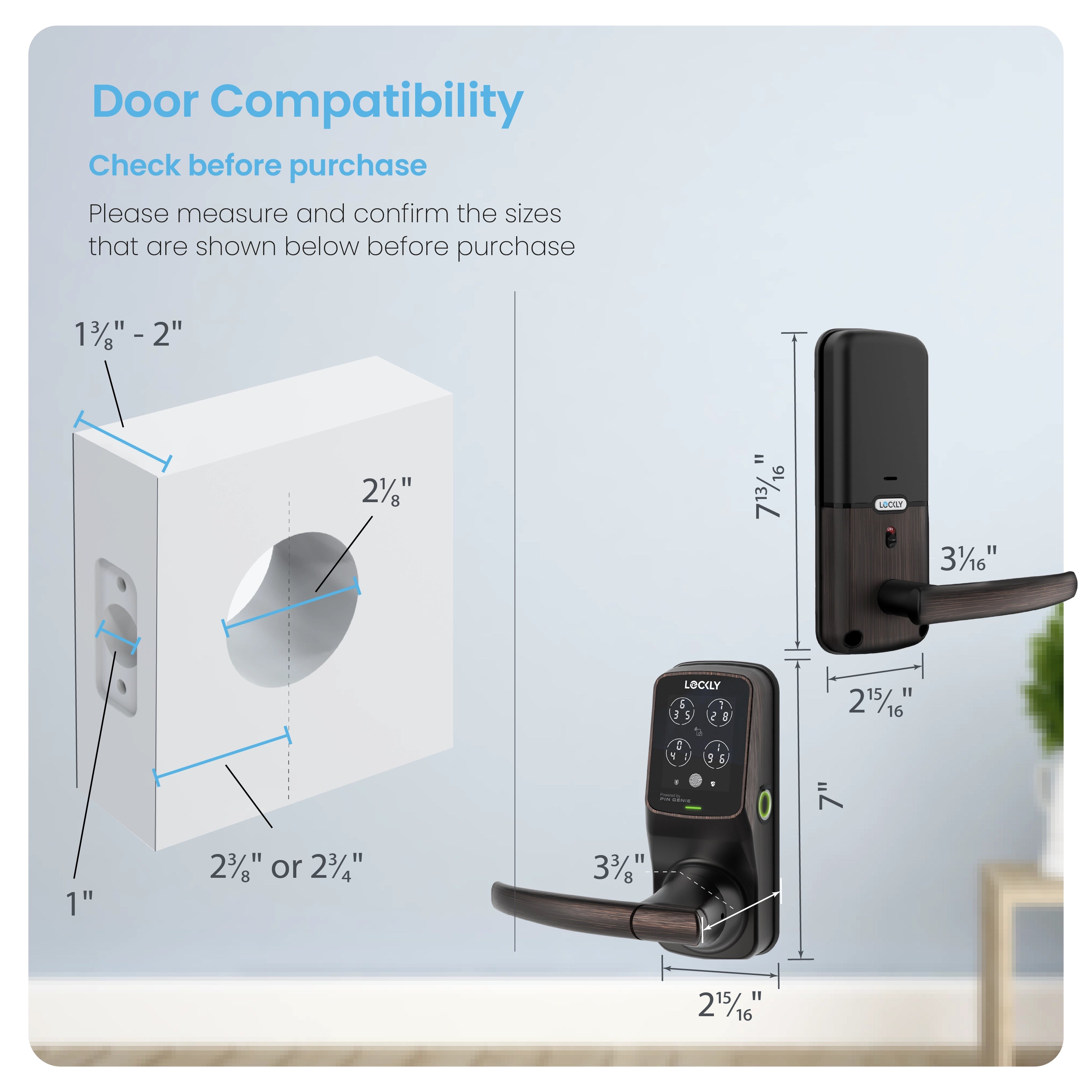 Lockly Secure Plus Special Edition with RFID Card Access