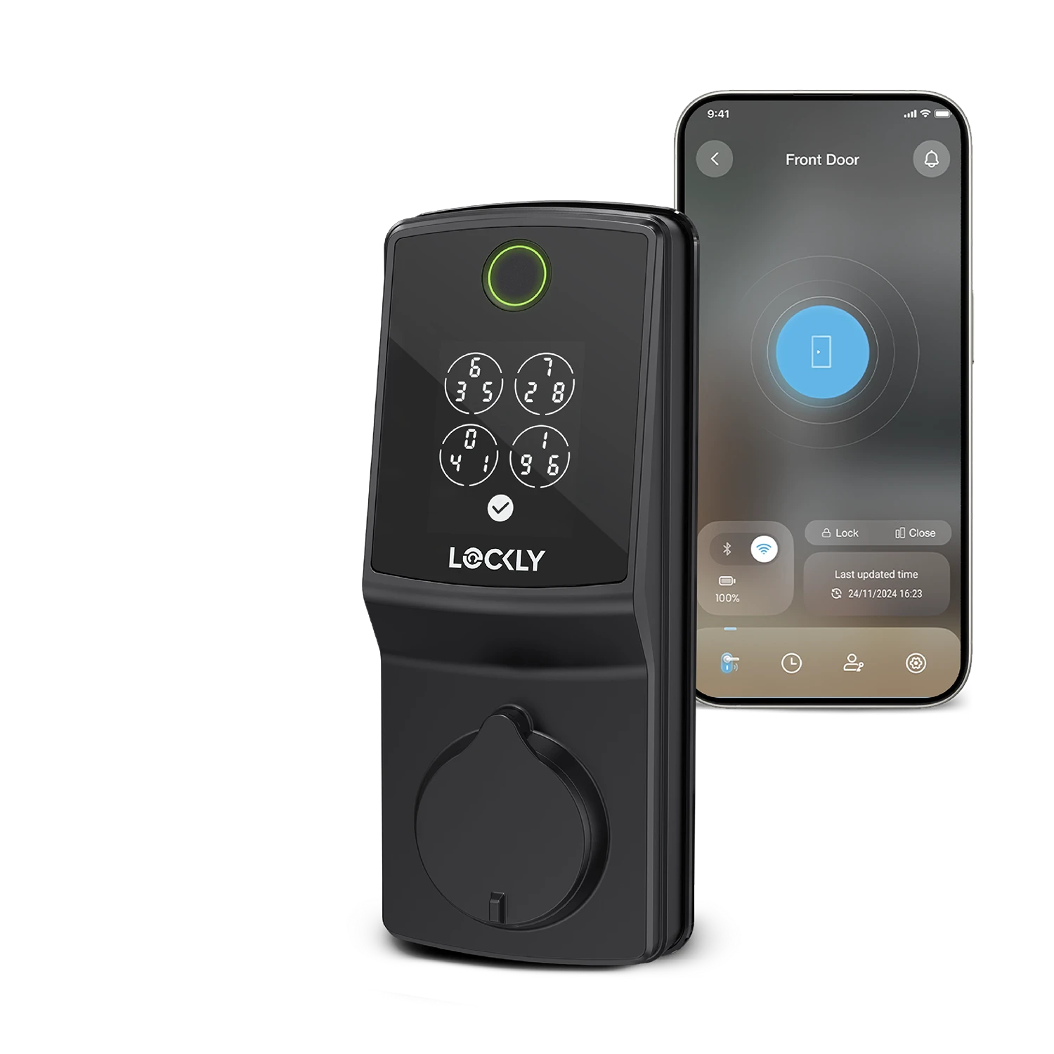 Lockly Secure Pro 2025 Version Smart Lock with Built-in Wi-Fi