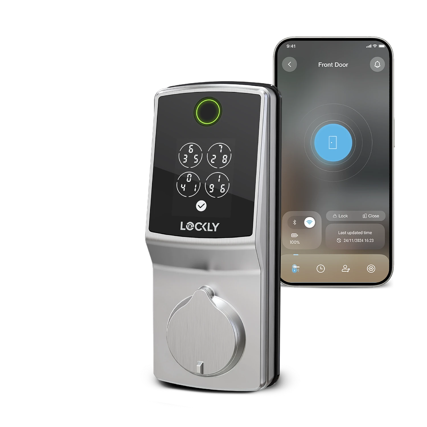 Lockly Secure Pro 2025 Version Smart Lock with Built-in Wi-Fi