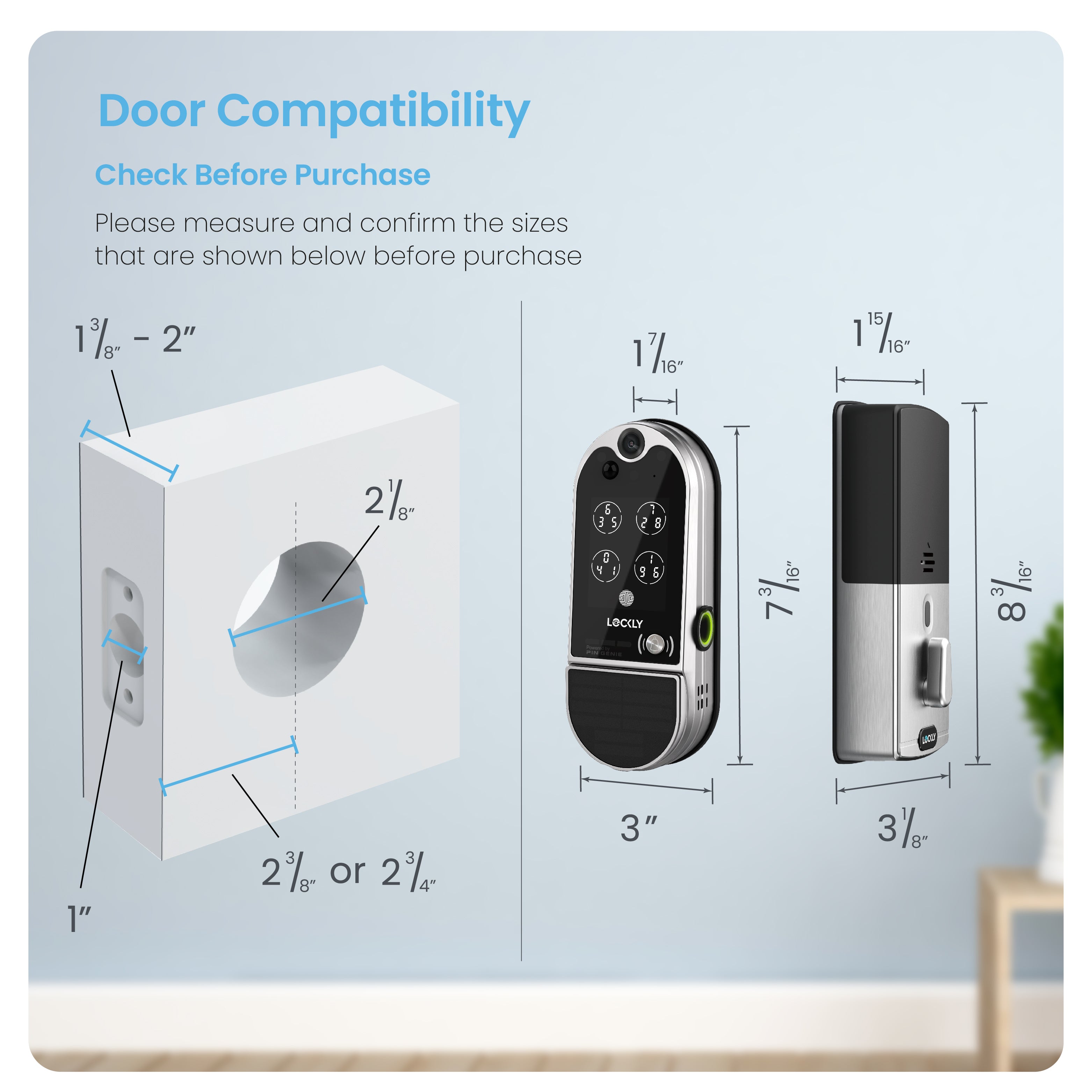 Lockly Vision Elite Video Smart Lock