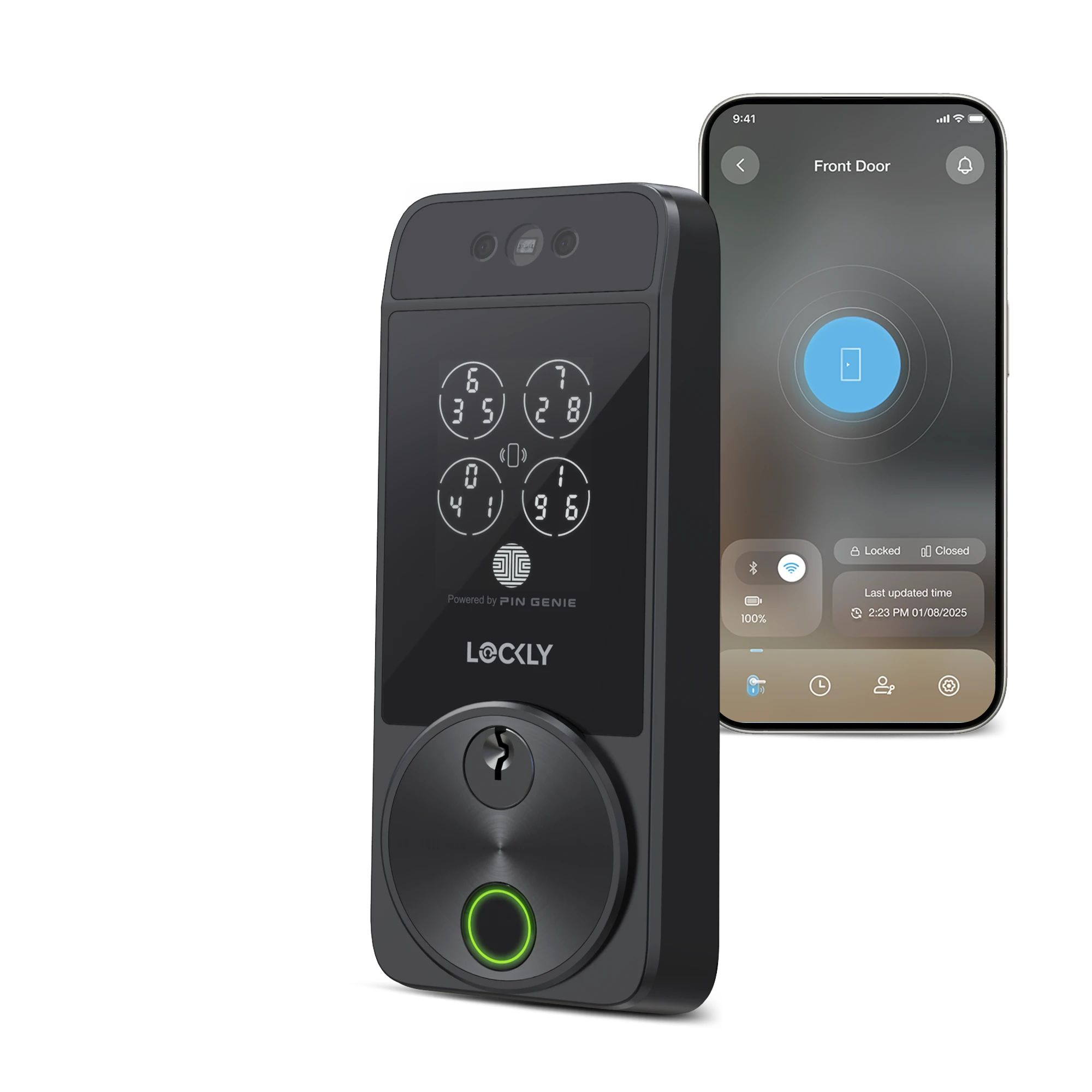 Lockly Visage Zeno Series Facial Recognition Deadbolt