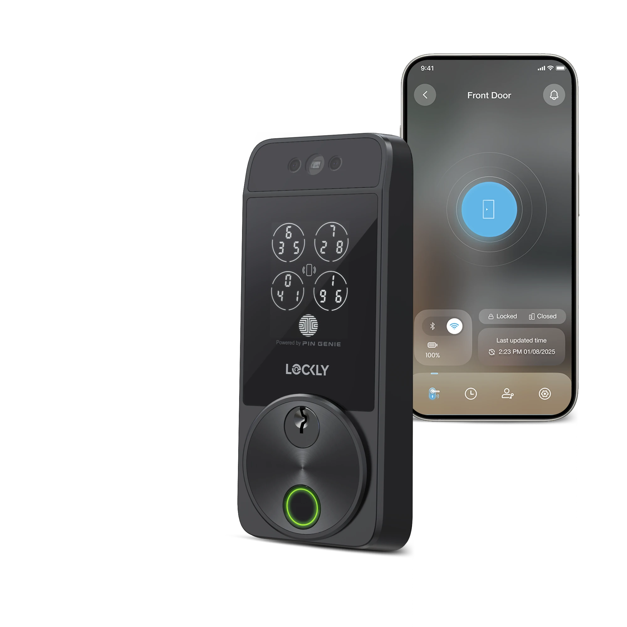 Lockly Visage Zeno Series Facial Recognition Deadbolt