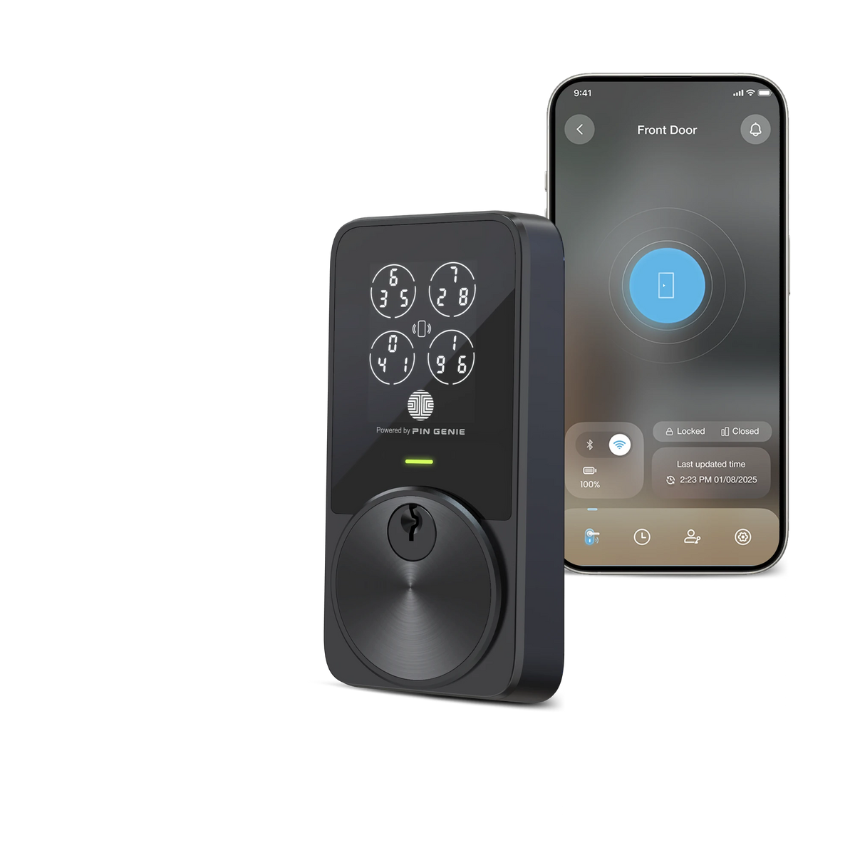 Lockly PIN Genie Pro Zeno Series | Built-In Wi-Fi Smart Lock | Lockly®