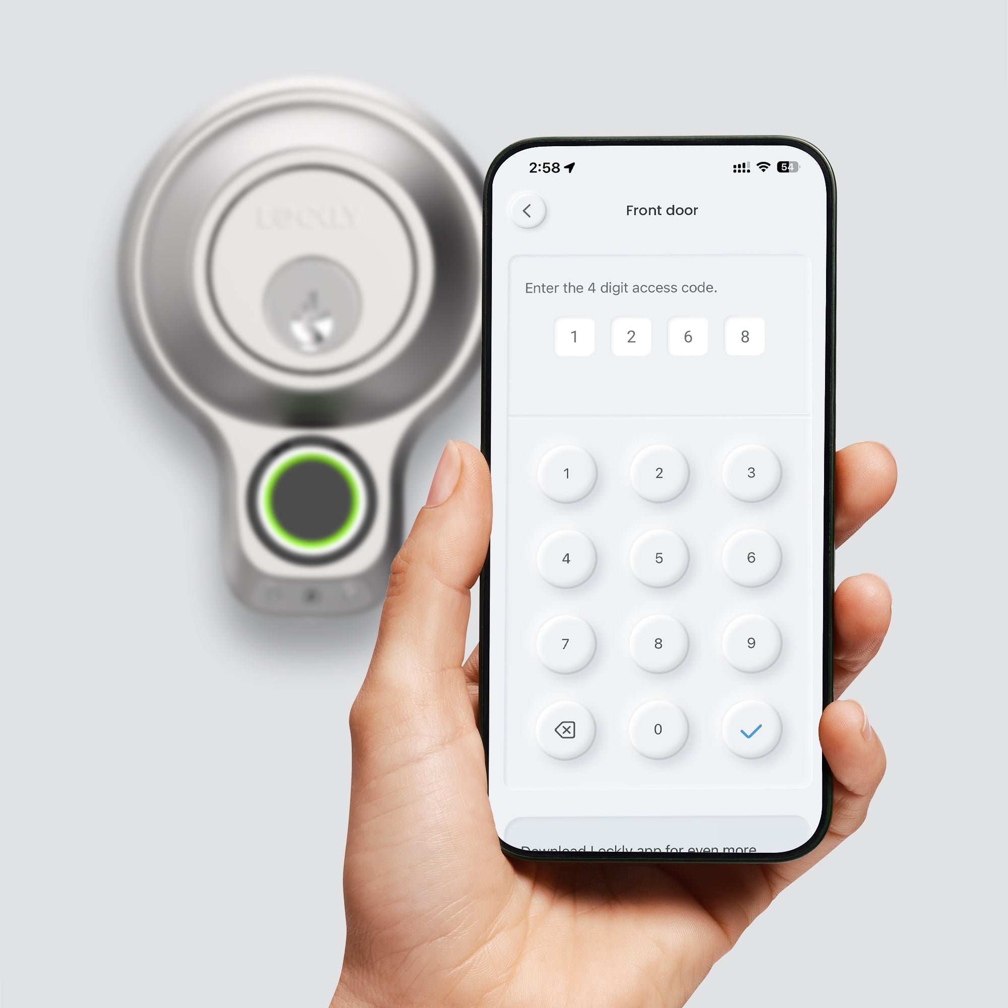 Access Touch Pro Deadbolt l Lockly®