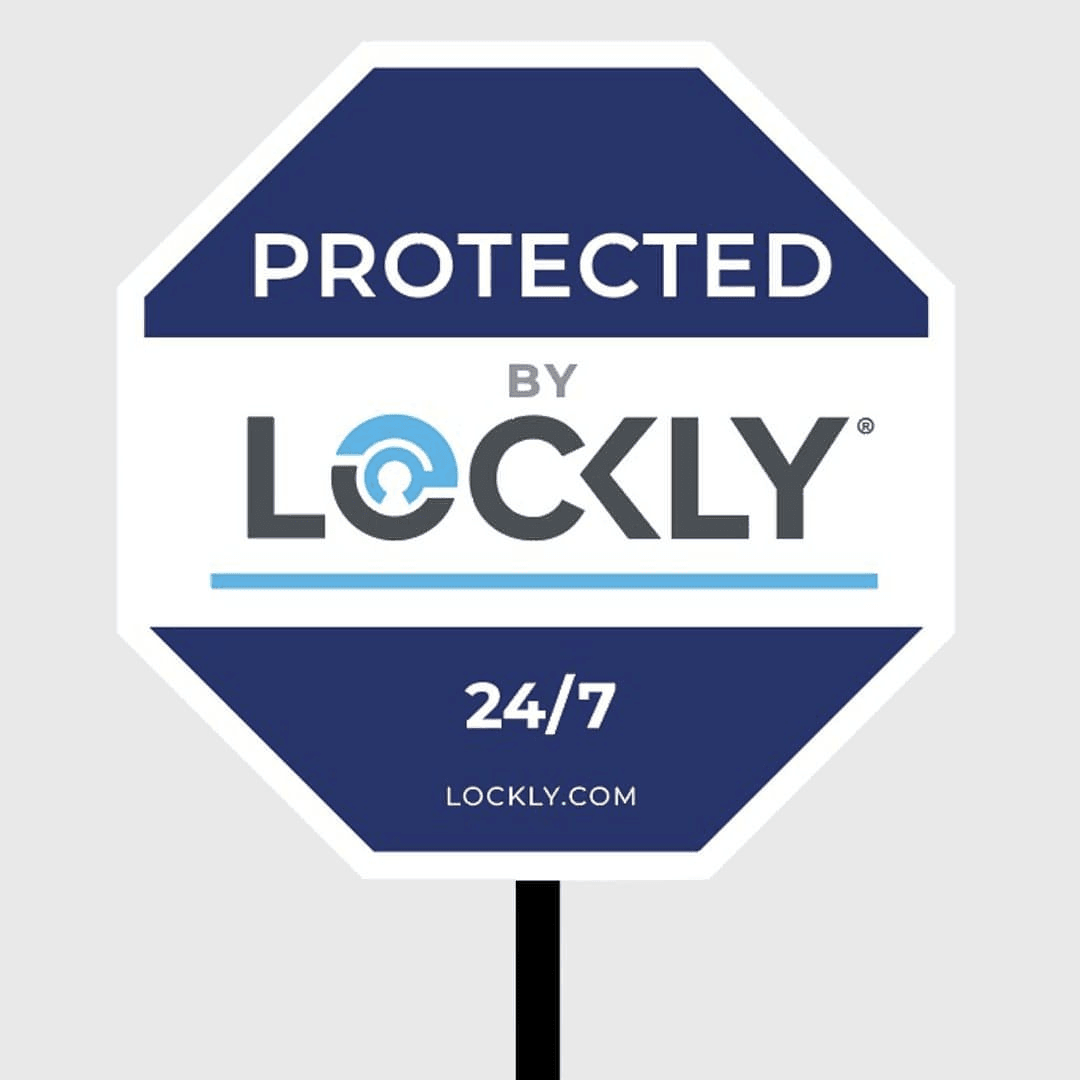 Lockly Security Yard Sign - Lockly