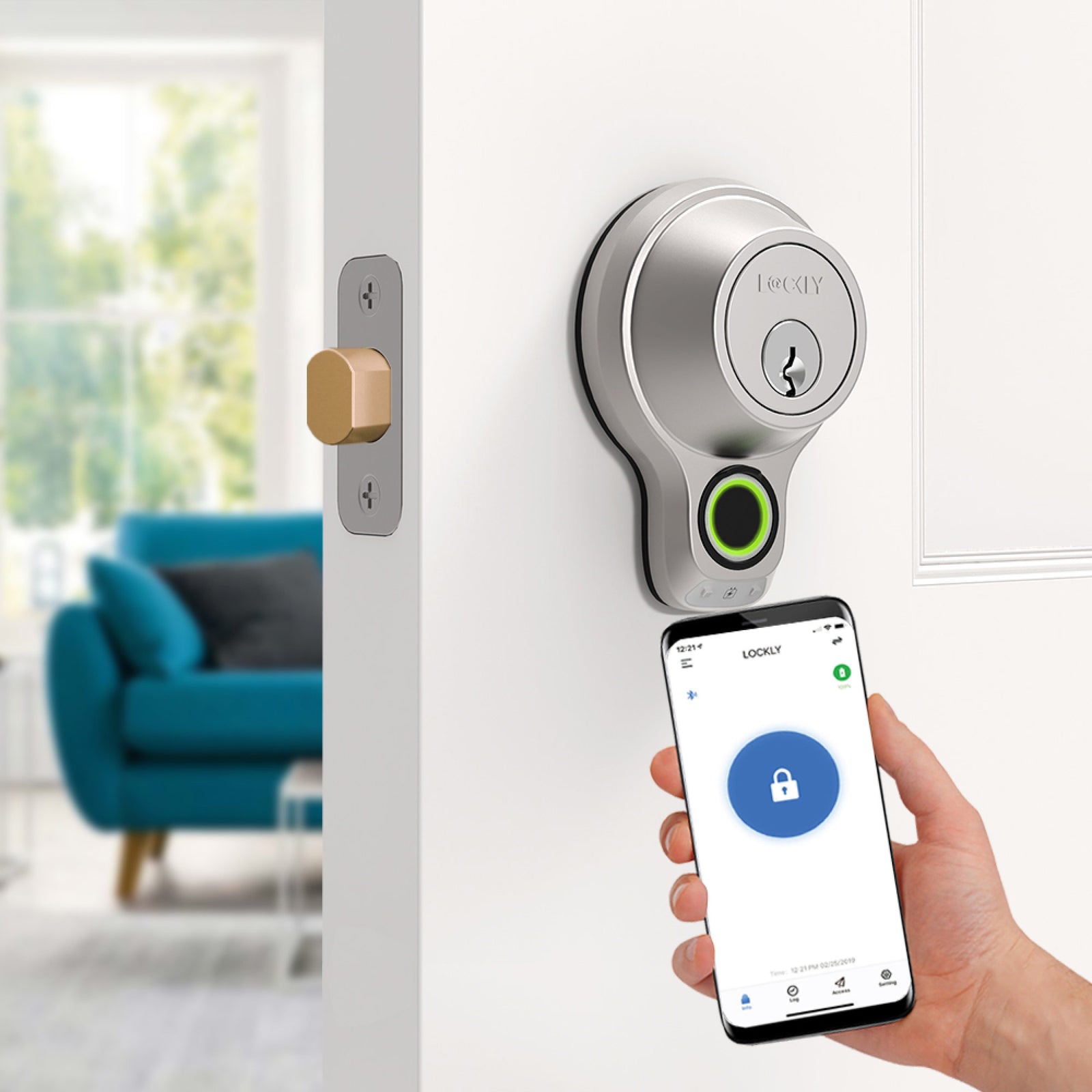 Lockly Flex Touch Fingerprint Deadbolt Lockly®