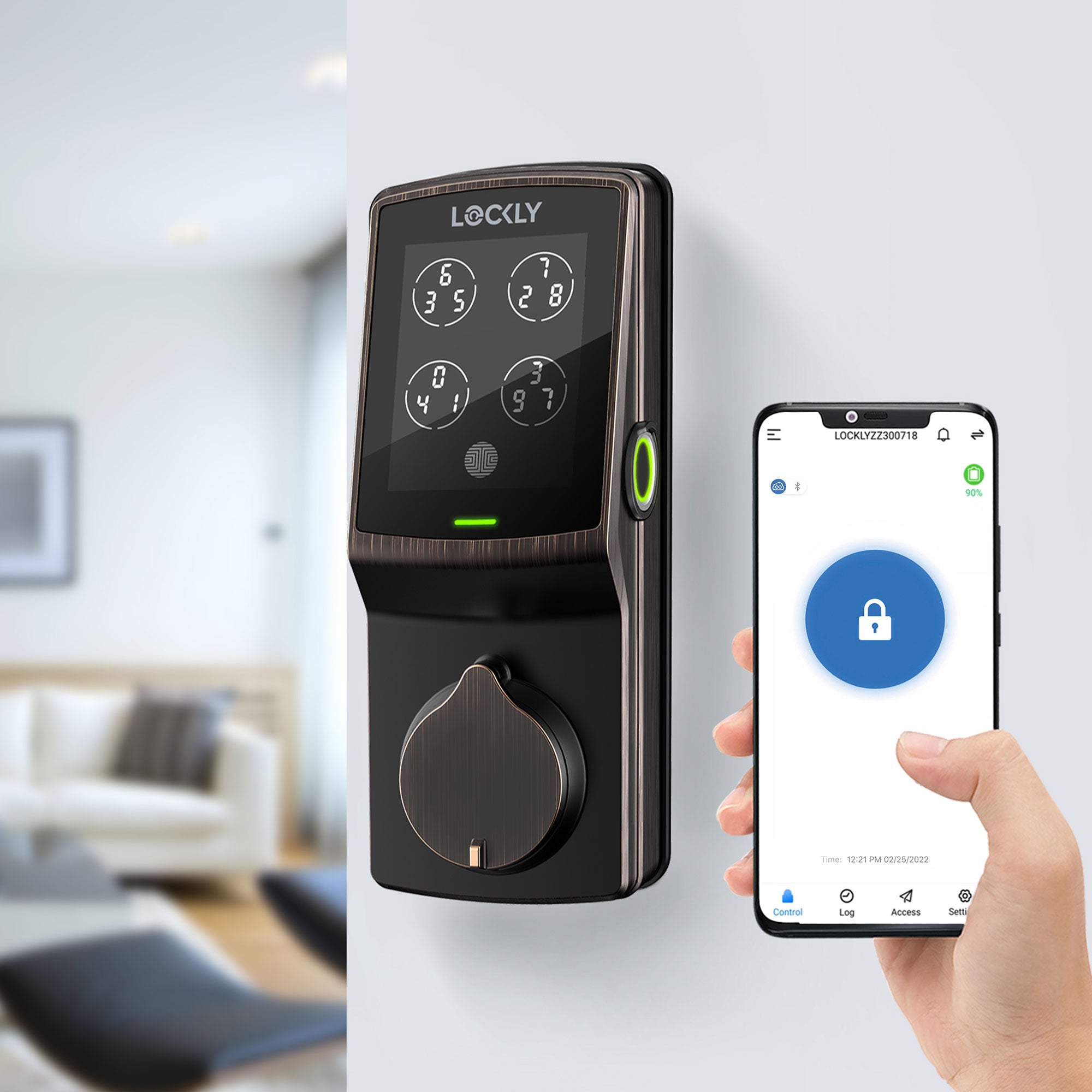 Wi-Fi Enabled Lockly Secure Pro Smart Lock