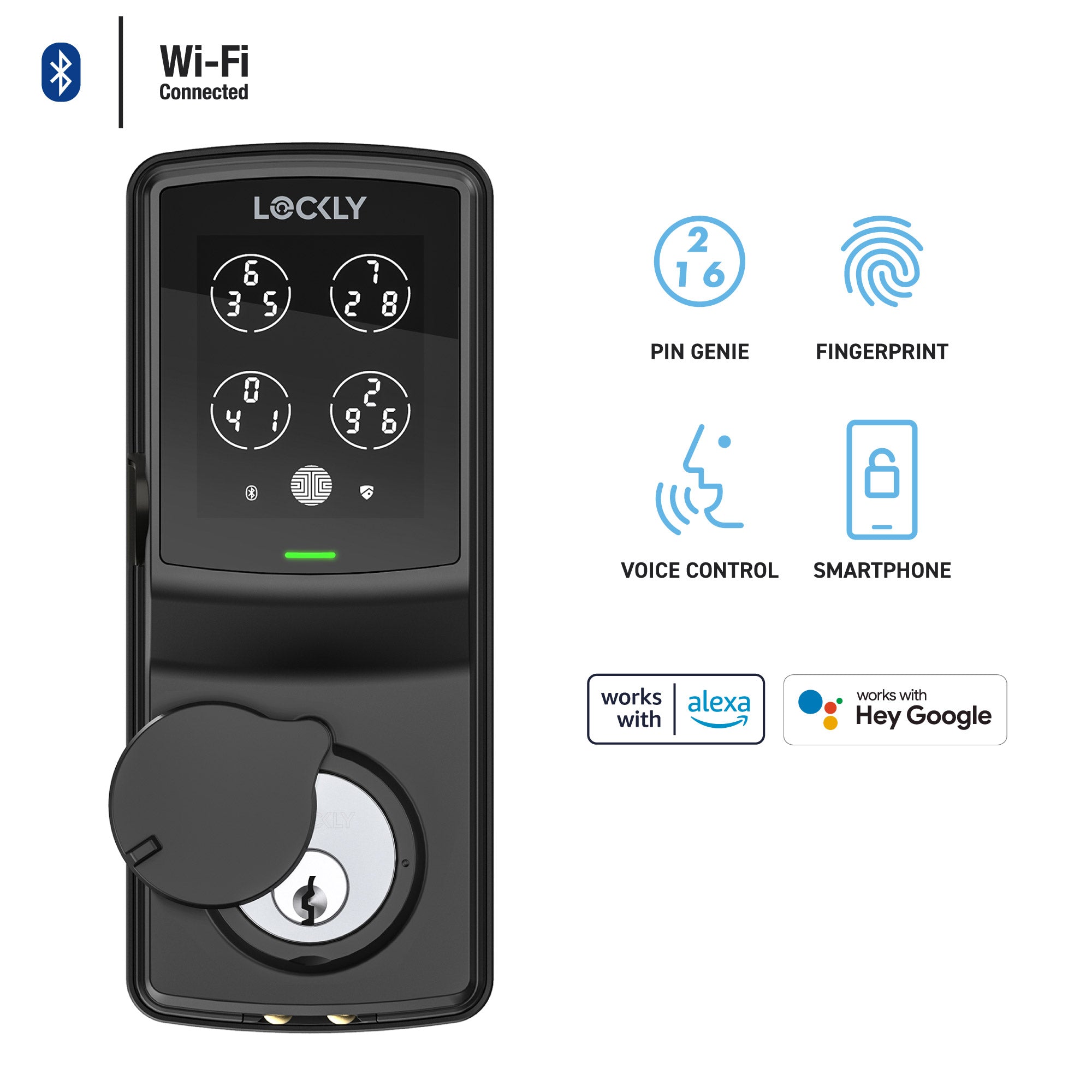 Wi-Fi Enabled Lockly Secure Pro Smart Lock